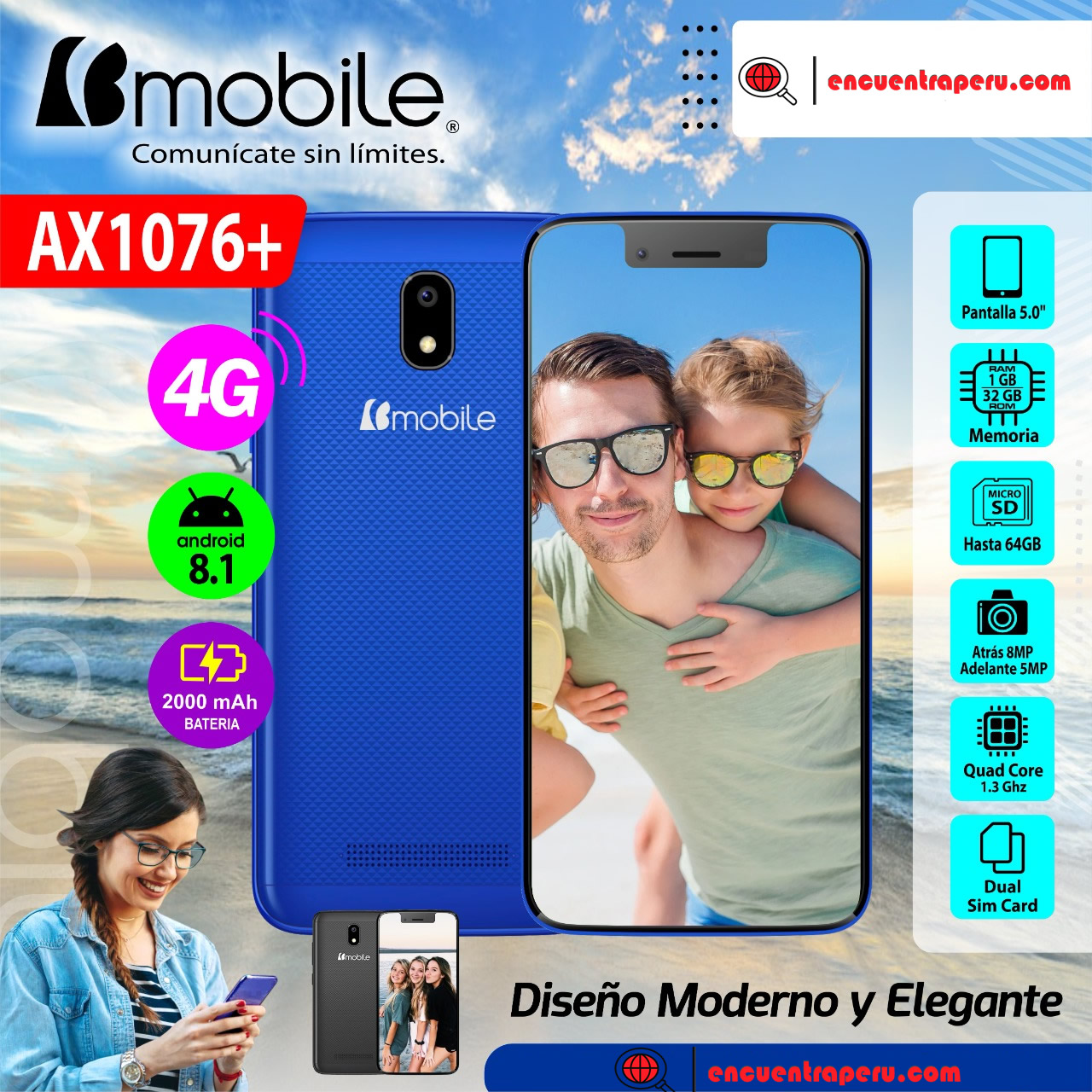 CELULAR BMOBILE AX1076